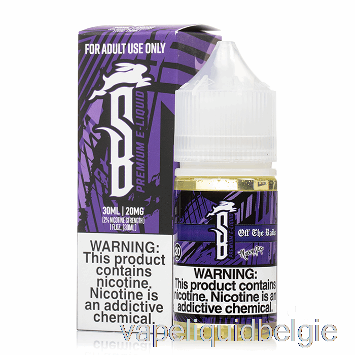 Vape Vloeistof Van De Rails - Zelfmoord Konijntjeszouten - 30 Ml 20 Mg